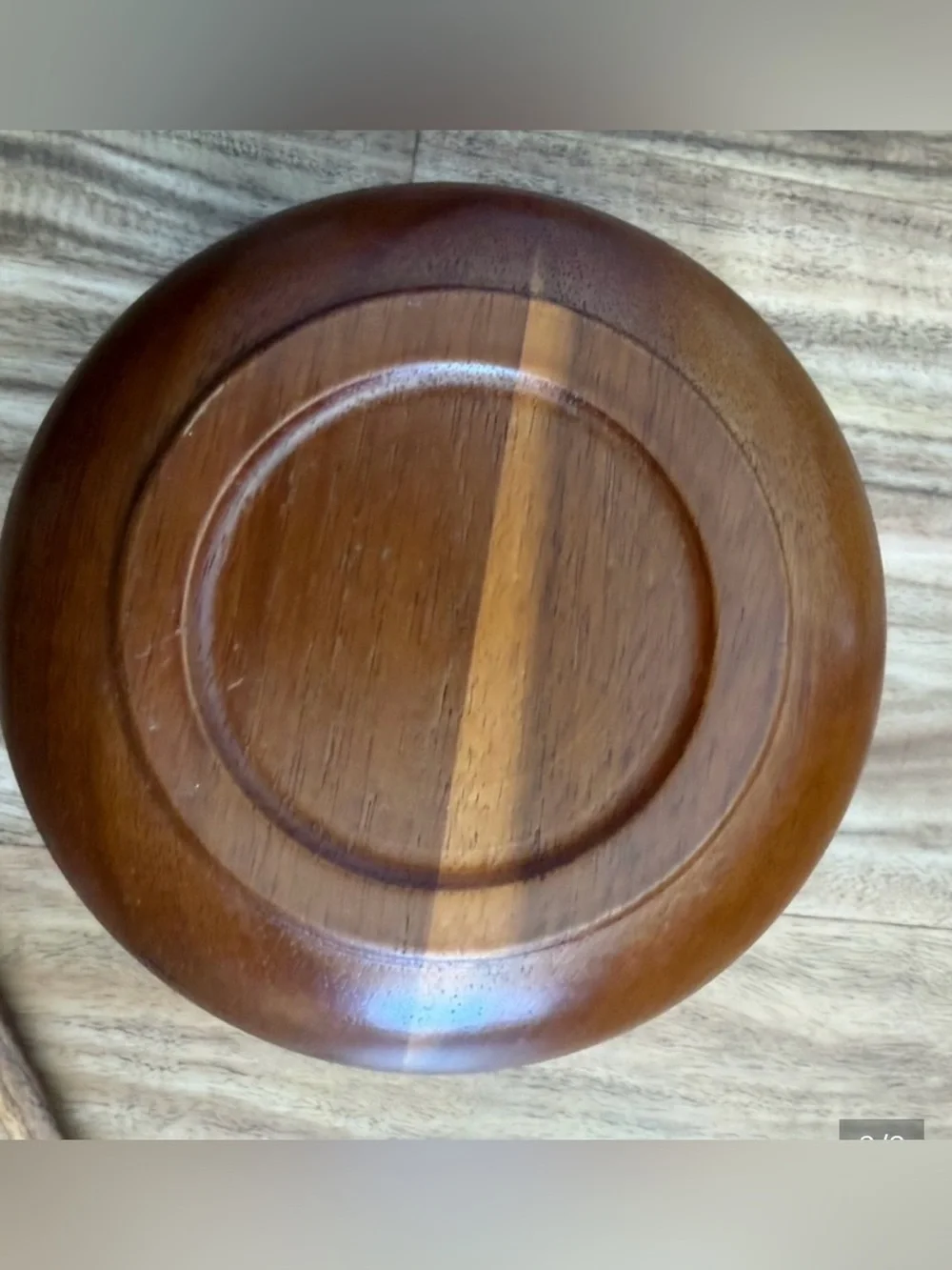 Ryze Wooden Storage Jar with Two Measuring Spoons - Warm Wood
